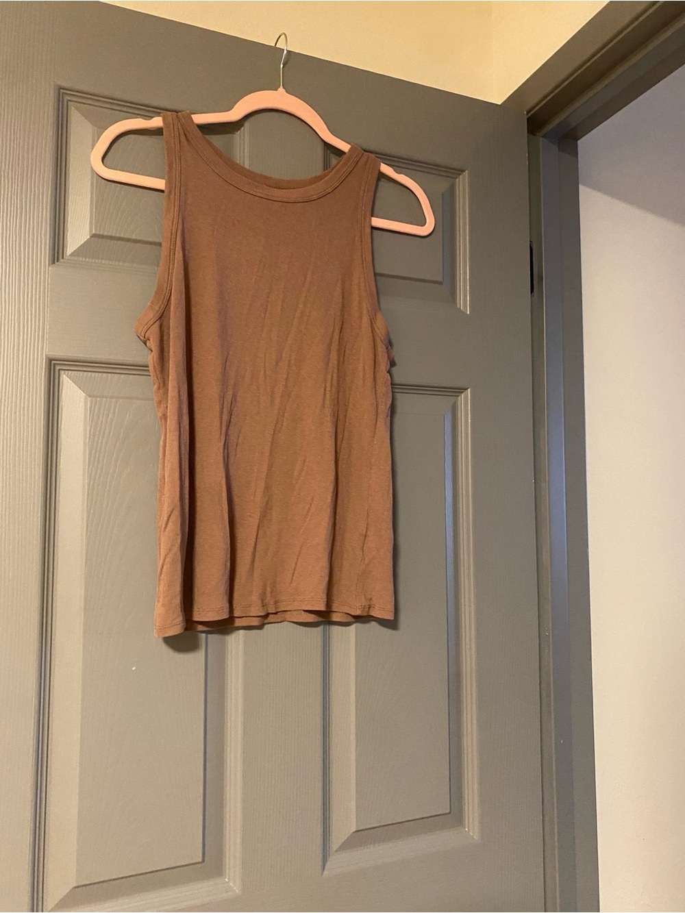 a new day Brown Scoop Neck Tank Top